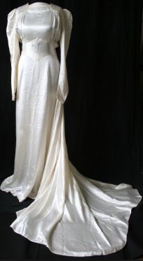 1944 wedding gown