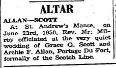 Allan Scott 1950
