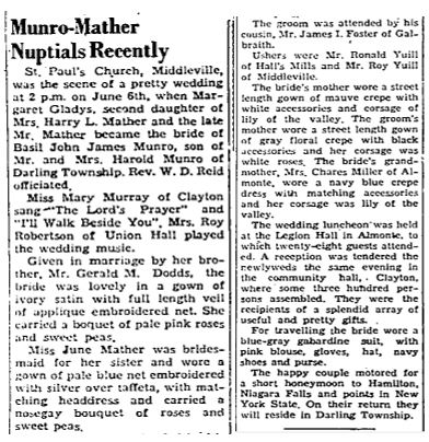Munro Mather 1952