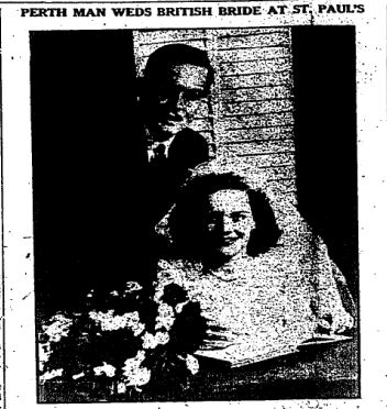 St Paul's wedding 1947
