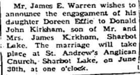 Warren Kirkham 1956
