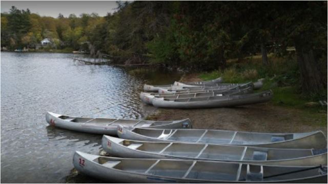 Canoes at Camp Opemikon