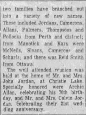 Christie Lake reunion July 4 1955 part 2