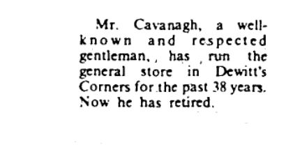 Jim Cavanagh retired April 3 1985 p 18