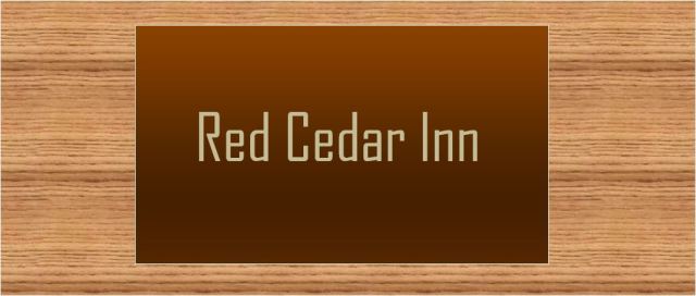 Red Cedar Inn banner
