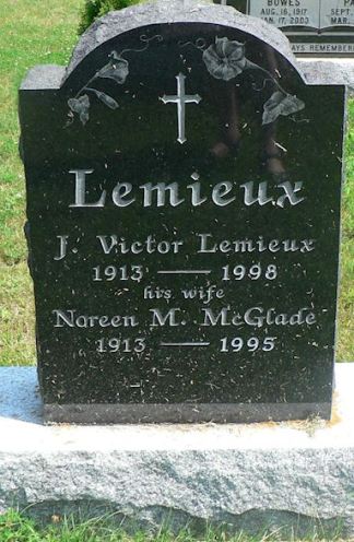 Victor Lemieux gravestone