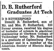 Don's grad announcement 1930